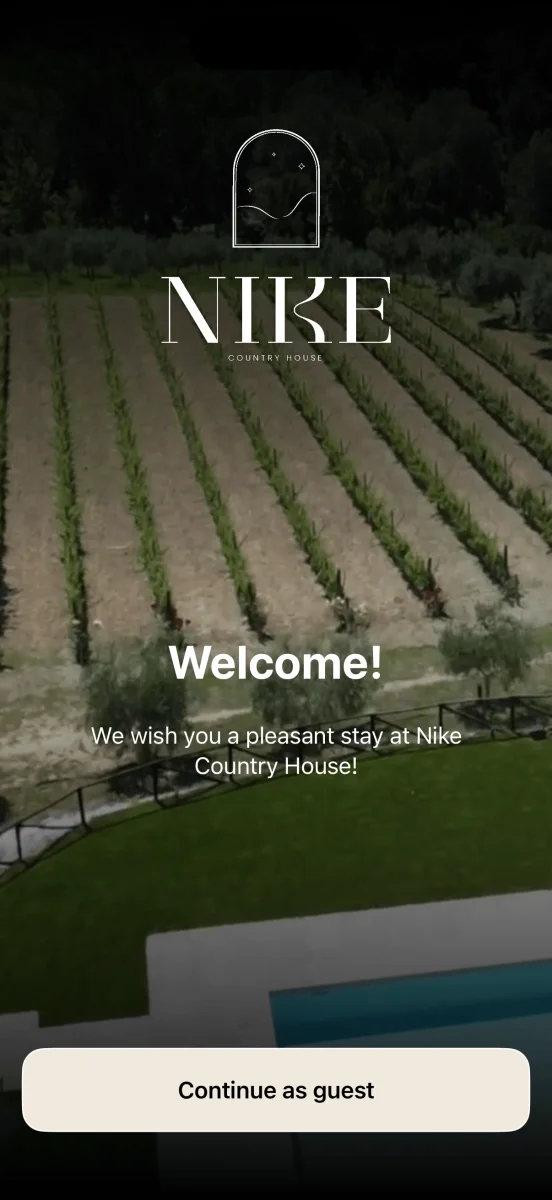 App Nike Country Retreat — mappa del tour